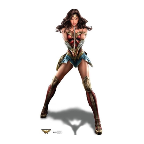 Advanced Graphics 70 x 35 in. Wonder Woman - Wonder Woman Cardboard Standup