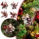 thumbnail image 2 of 1 juego de colgantes decorativos de dinosaurios rosas navideños, colgantes decorativos, colgantes de regalo, colgantes decorativos acrílicos navideños para fiestas en casa, 2 of 7
