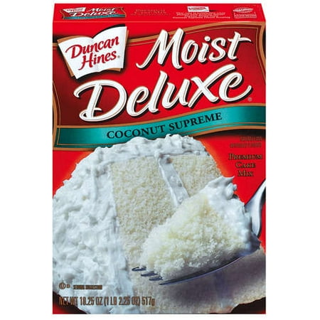 Duncan Hines Moist Deluxe Coconut Cake Mix Duncan Hines Moist Deluxe Coconut Cake Mix
