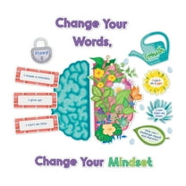 Carson Dellosa Bloom with a Growth Mindset Bulletin Board Set (47 pieces)