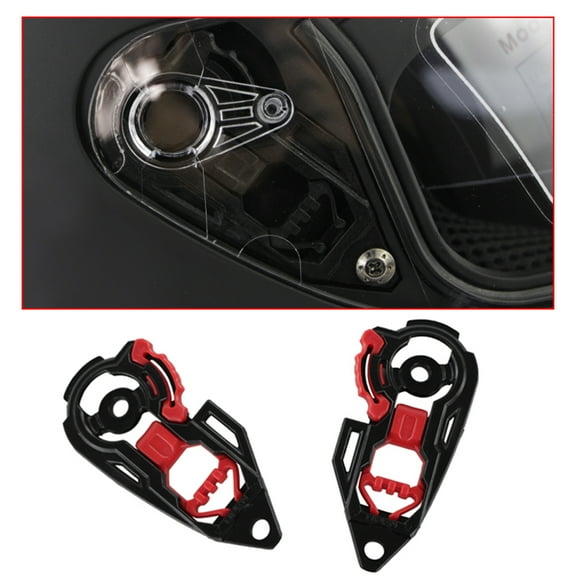 For Helmet  Visor Gear Plate Set, 1 Pair Motorcycle Helmet Visor Base Replacement For AGV K1 K3sv K5 Motorcycle Helmet Parts