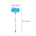 thumbnail image 2 of WEUVEB 1 Set Pool Leaf Remover Blue Plastic Swimming Pool Cleaning Supplies Telescopic Rod Compatible, 2 of 8