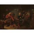 thumbnail image 2 of David Ryckaert III 24x19 Gold Ornate Framed and Double Matted Museum Art Print Titled - Interior of a Cobbler's Shop (C. 1650), 2 of 4