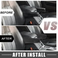 thumbnail image 5 of 1 Pair Car Armrest Covers Fold Down Armrest Seats Decor Covers for Honda Odyssey 2000-2011 Black, 5 of 6