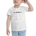 thumbnail image 3 of All You Need is Love Math Funny Toddler T-Shirts for Boys Girls (White, Youth L), 3 of 5