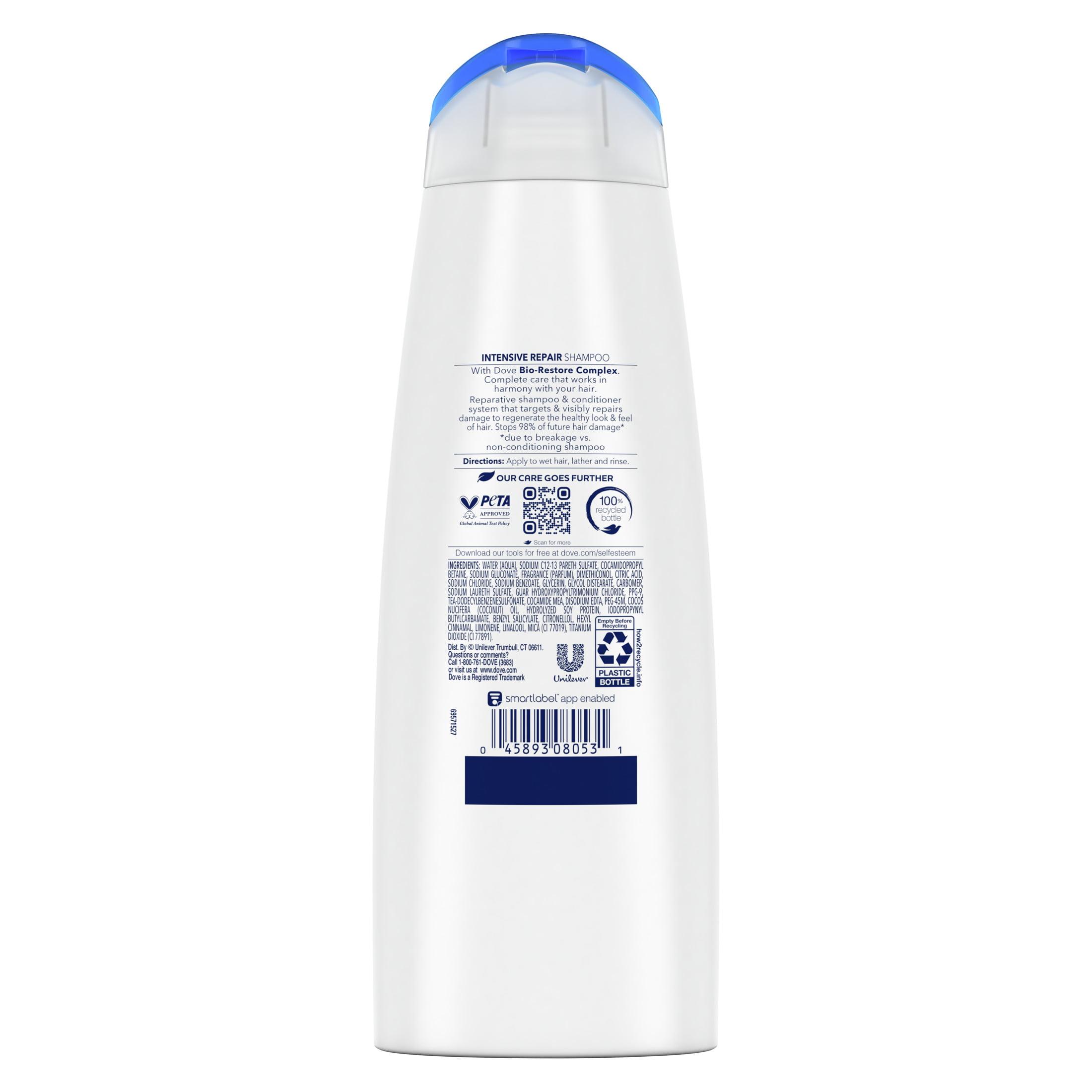 Dove Ultra Care Nourishing Intensive Repair Daily Shampoo for Damaged Hair, 12 fl oz - image 5 of 11