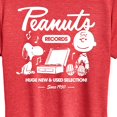 thumbnail image 3 of Peanuts - Snoopy Charlie Brown Records - Women's Short Sleeve Graphic T-Shirt, 3 of 6
