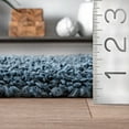 thumbnail image 5 of nuLOOM Neva Modern Tasseled Shag Navy 8' Modern Square Rug, 5 of 6