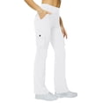 thumbnail image 2 of Women's Pants Fashion Casual Pants For Women Yoga Flare Leggings For High Waisted Yoga Casual Workout Leggings Cargo With 6 Pockets Yoga, 2 of 7