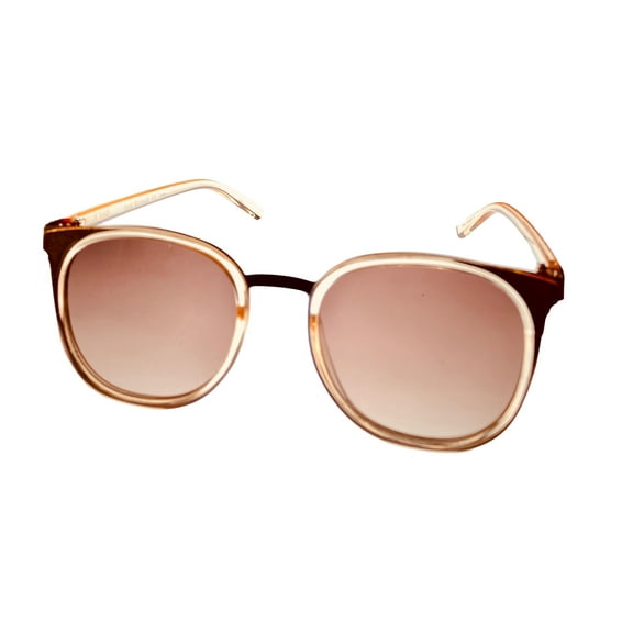 Isaac Mizrahi Womens Square Crystal Brown Plastic Sunglass. IM31266 BR