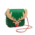 thumbnail image 1 of Wmhnj Mochila con cordn de reno navideño: paquete de 4 pequeñas bolsas de regalo para recuerdos de fiestas, dulces y golosinas con correa ajustable., 1 of 9