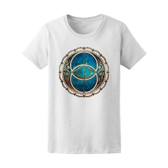 Vesica Piscis Galaxy Style T-Shirt Women -Image by Shutterstock, Female XX-Large