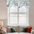 thumbnail image 3 of Summer Marine Life Tie Up Valances Curtain, Adjustable Kitchen Colorful Graffiti Corals Shell Sea Conch Starfish Valances for Windows Decor, Rod Pocket Short Curtains Set for Bedroom/Bathroom 60"x18", 3 of 9