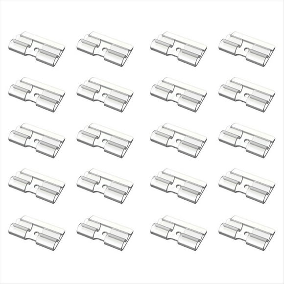 para Clips de Luces de Cadena Al Aire Libre 20 Piezas Gancho de Luz Resistente para Colgar Iluminación Navideña de Halloween, Decoración de Patio