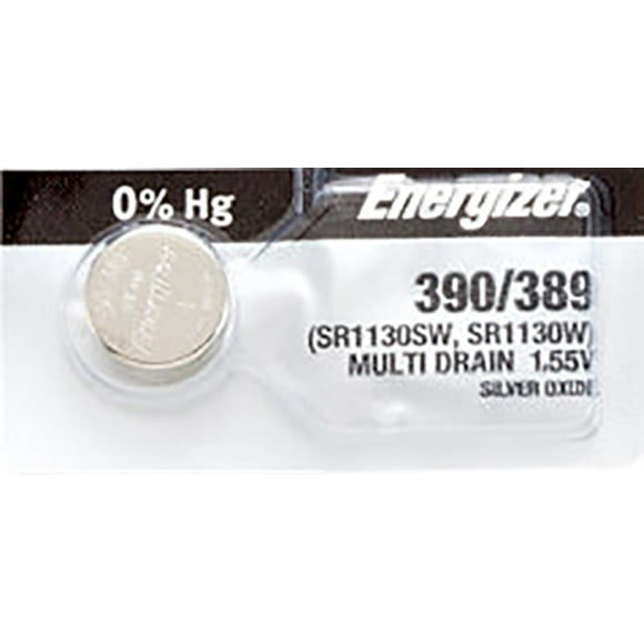 1 x Energizer 390 Watch Batteries, SR1130SW or 389 Battery