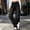 Black, variant on Straight Leg Jeans for Women Washed Stretchy Pull On Baggy Petite High Rise Denim Pants with Pockets Dark Blue S