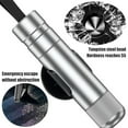 thumbnail image 4 of YOPTOP Car Safety Hammer Portable Mini Car Window Breaker Emergency Escape Car Auto Safety Hammer Seat Belt Cutter Emergency Life-Saving Escape Tool Black Red Silver,silver, 4 of 9