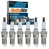 6 pc Autolite Platinum Spark Plugs compatible with Pontiac G6 3.5L 3.9L V6 2005-2010