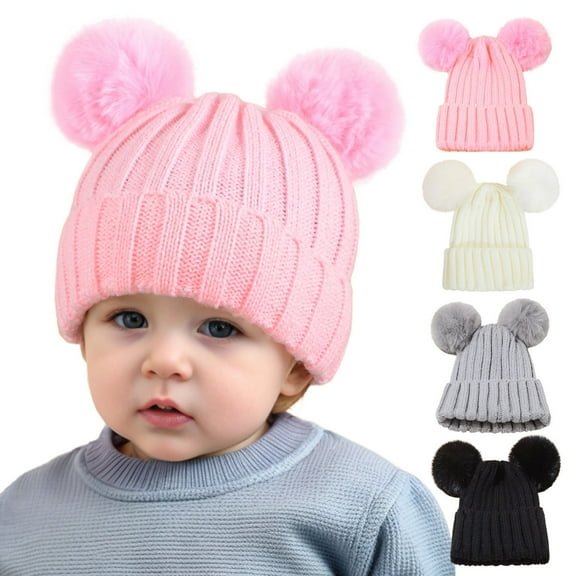 Toddler Winter Beanie Hat Knit Warm Cap For Boys And Girls