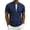 #05 Navy 【Mix & Match: Choose Your Favorites】, variant on Men's Casual Jacket Quick Dry Polyester, Stand Up Collar Short Sleeve Zip Up Active Top, Lightweight Outdoor Rain Shell, Cycling Running Fishing | Zenithor,Army Green L