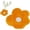 Orange, variant on Z52LingLing Decoration Acrylic Desktop Bud Flower Vase Sleek Transparent Floral Container Orange