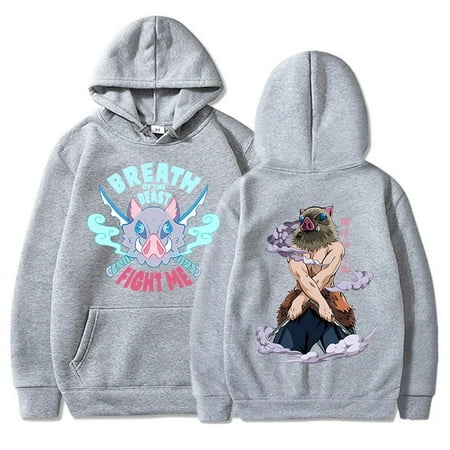 New Hot Hashibira Inosuke Printed Hooded Sweatshirt r Women Mens Harajuku Anime Hoodie Loose Casual Hoodies