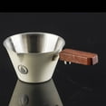 thumbnail image 4 of Italian Coffee Measuring Cup with Wooden Handle, Stainless Steel Extraction Shot Glass, Accurate Measurement for Espresso and Coffee Drinks, Heat Insulated, 4 of 7