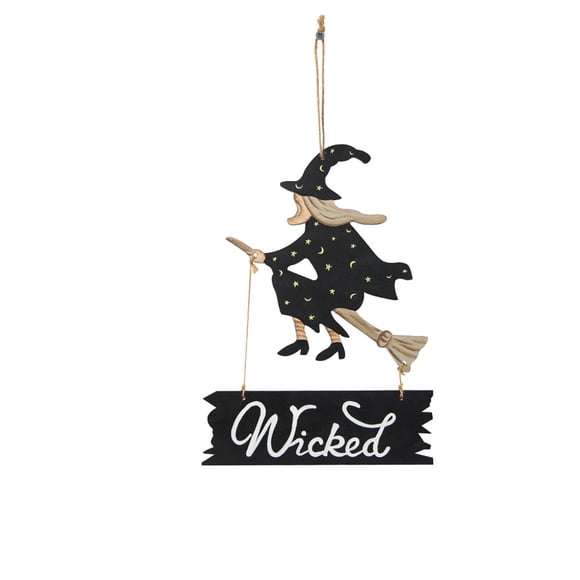 pdqouc Wooden Halloween Door Sign Halloween Wall Sign for Halloween Party Decorations for Home Wall Decor Halloween Party Outdoor indoor Supply 20 x 28 cm