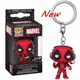 thumbnail image 5 of Recién llegado FUNKO POP Disney llaveros héroes Iron-man iron-spider black.panther alien green goblin batman figura de acción juguetes, 5 of 5