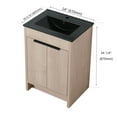 thumbnail image 3 of beingnext  24"/30"/36" Bathroom Vanity with Sink, Freestanding Bathroom Vanity with Soft Close Door and Adjustable Shelf 24.02"W X 18.31"D X 34.25"H -, 3 of 5