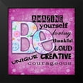 thumbnail image 2 of Greene, Taylor 12x12 Black Modern Framed Museum Art Print Titled - Be You, 2 of 5