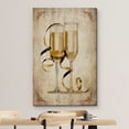 thumbnail image 3 of wall26 Canvas Print Wall Art Vintage Confetti Champagne Glasses Drinks &amp; Cocktails Alcohol Digital Art Modern Art Decorative Bohemian Chic Kitchen/Food for Living Room, Bedroom, Office - 32", 3 of 5