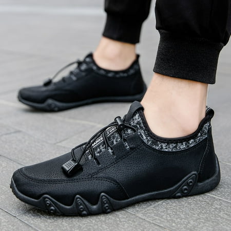 

Alueeu Men s sneakers Toe Bottom Soft Fashion Shoes Breathable Sneakers Lace Up Men Round Casual Sport Men s Sneakers