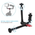 thumbnail image 6 of BIMZUC 11 inch / 27.9 cm Articulating Friction Magic Arm Mount with Clamp for SLR DSLR Cameras Microphone Monitor Support System Heavy Duty Aluminum Video Photography Accessories [cite: 1], 6 of 9