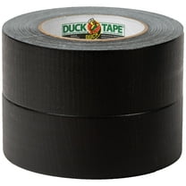 Duck Max Strength 1.88 in. x 35 yd. Black Duct Tape, 2 Pack