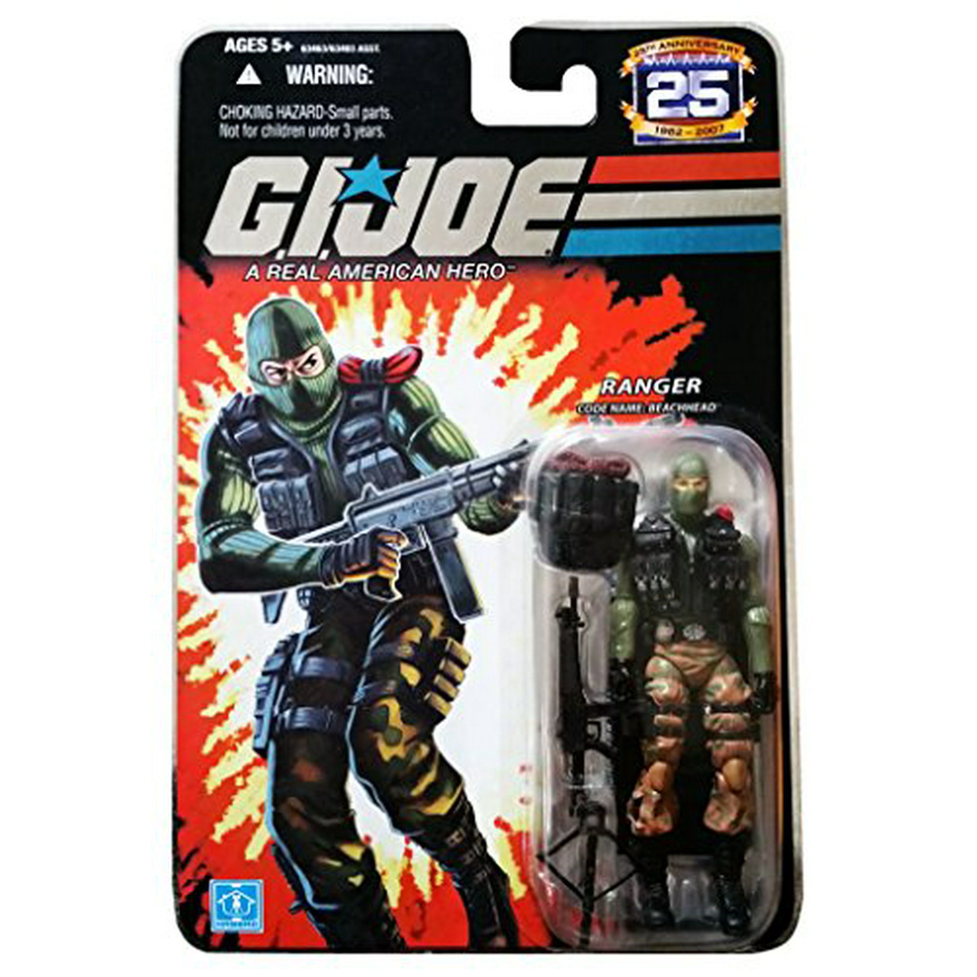 G.I. Joe 25th Anniversary Beachhead Ranger 3.75 Inch Action Figure Walmart