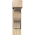 thumbnail image 2 of Ekena Millwork 8"W x 26"D x 30"H Funston Block Rough Sawn Bracket w/ Offset Brace, Douglas Fir, 2 of 25