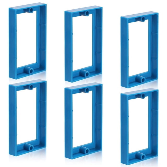 6Pcs Electrical Box Extender,1/2In Single Gang Receptacle Outlet Box Extenders Junction Box Extender for Electrical Box