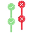thumbnail image 4 of SHISUYAN 4Pcs Voting Paddle Teacher Judging Board Portable Voting Board Answer Paddle Reusable Game Paddle, 4 of 8