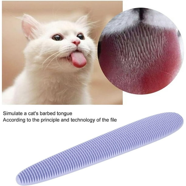 Cat brush tongue outlet