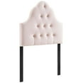 thumbnail image 1 of Sovereign Twin Diamond Tufted Performance Velvet Headboard, 1 of 4