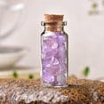 thumbnail image 4 of 1 botella de deseos de cristal natural para decoración del hogar, piedra curativa, piedras pulidas naturales, botella de la suerte a la deriva, regalos de cumpleaños, 4 of 5