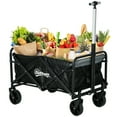 thumbnail image 1 of Outsunny Folding Garden Cart with Telescopic Handle, 176LBS Capacity, 1 of 10