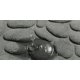thumbnail image 3 of Granjero Gordo Alfombra de baño de fibra ultrafina súper suave y absorbente, alfombra de baño de felpa antideslizante, Pebble - Azul oscuro, 3 of 5