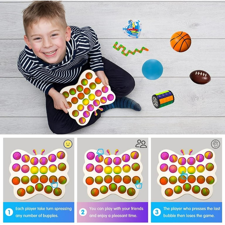 Chennyfun Fidget Sensory Toy Set, 30PCS Jouet Anti-Stress Kit, Cube Magique  Ananas Jouets Anti-Stress Jouet à soulagement du Stress pour Enfants avec