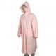thumbnail image 4 of Impermeable con capucha, impermeable, EVA, manga larga, con bolsillos, portátil, reutilizable, para lluvia. XXL Rosa, 4 of 9