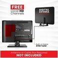thumbnail image 5 of Small Flat Screen TV - Perfect Kitchen TV - 13.3 inch LED TV - Watch HDTV Anywhere - for Kitchen tv, RV tv, Office tv & More- Free HD Local Channels - Small HD TV - USB, HDMI, RCA, RF & More, 5 of 5