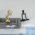 thumbnail image 2 of Estatua De Caballo Pensador, Adorno Artesanal De Resina Coleccionable, Figura Decorativa, Escultura Abstracta Moderna, Centro De Mesa, Estante, Sala De Estar, Oficina, Adorno De Mesa Simple,, 2 of 8