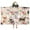 Chihuahua and Pioneer, variant on German Shepherd with Pioneer Flower Hooded Bath Towel,60"x35" for Ages 3 To 12 Kids, Quick Dry Lightweight Soft Microfiber Hood Beach Towel Cover Up for Kids