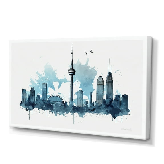 Designart Toronto Skyline V Canvas Wall Art